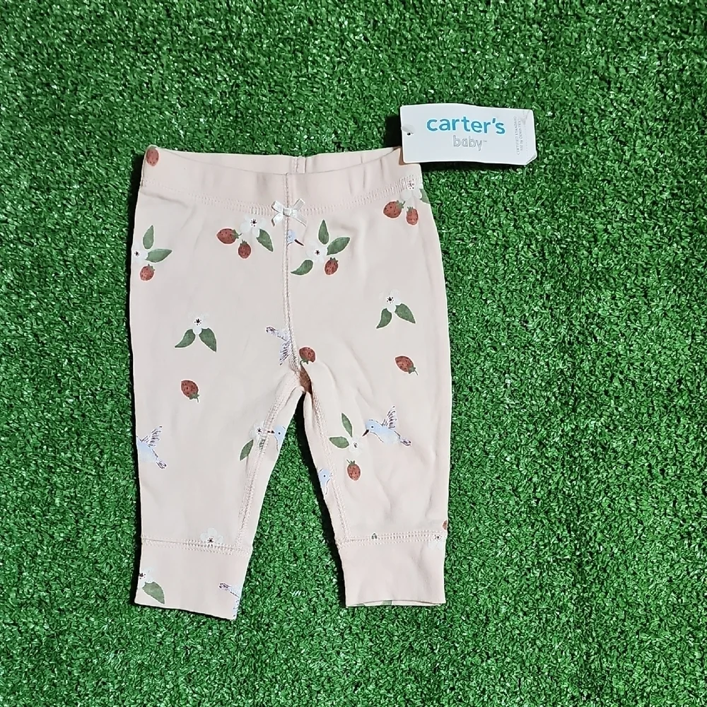 Carter's Pink Floral Leggings